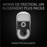 Souris gamer - Sans fil - Logitech G - G Pro X Superlight - Blanc