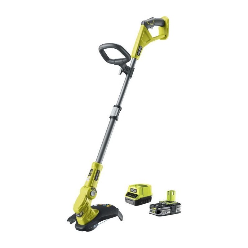 RYOBI - Coupe-bordures 18V ONE+ - Ø coupe 25-30 cm - tube télescopique - 1 ba...