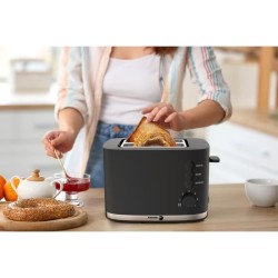 Grill Pain - FAGOR - FG250 - 4 fonctions : Bagel, Réchauffage, Annulation, Dé...