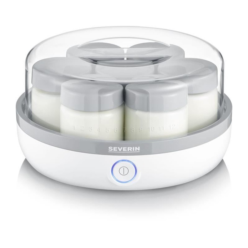 Yaourtiere SEVERIN - JG3518 - Capacité 7 pots de 150 ml - Sans BPA - 13W