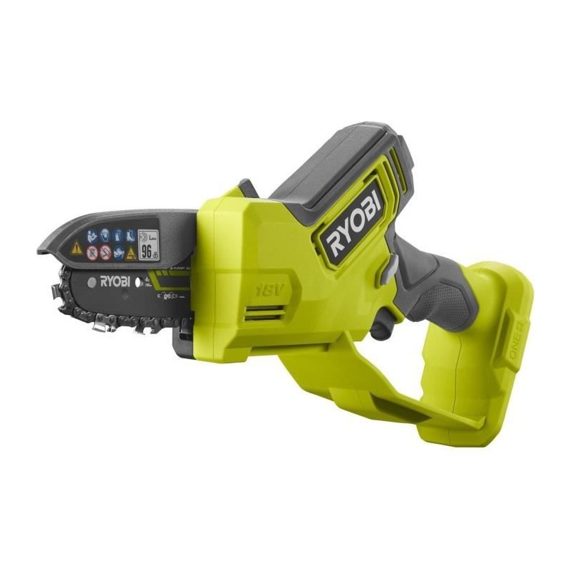 RYOBI - Élagueur a main 18V - Brushless - guide 10 cm - 6 m/s - tendeur sans ...