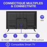 TV HD - CONTINENTAL EDISON - 32“ (81 cm) - Smart Vidaa - Wifi - 3xHDMI - 2xUS...