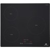 Plaque induction 3 foyers CONTINENTAL EDISON 6200W - 59 x 52 cm - 3 timers - ...