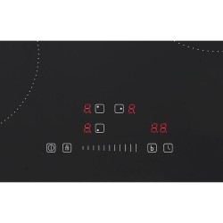 Plaque induction 3 foyers CONTINENTAL EDISON 6200W - 59 x 52 cm - 3 timers - ...