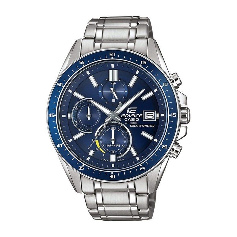 Montre en acier inoxydable EDIFICE - CASIO - Gris - Quartz - Verre saphir