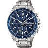 Montre en acier inoxydable EDIFICE - CASIO - Gris - Quartz - Verre saphir