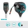 Dévidoir automatique sur pic RollUp S 15 m - GARDENA - Liseret bleu - Enroule...