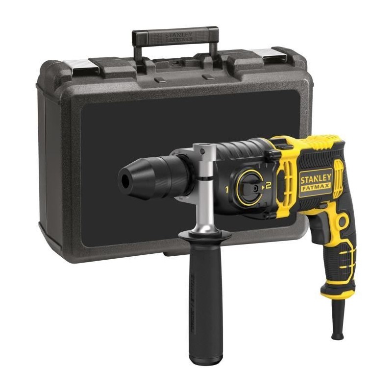 Perceuse a percussion filaire - 850W - STANLEY FATMAX V20 - FMEH850K-QS - man...
