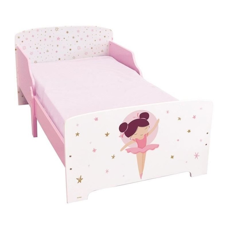 Lit avec sommier a lattes - Danseuse Ballerine - FUN HOUSE - 140 x 70 cm