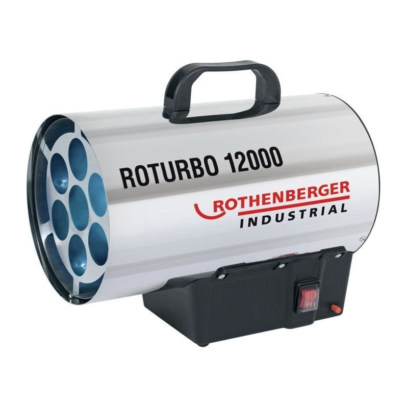 Générateur d'air chaud - ROTHENBERGER - Roturbo 12000 - 12 kW - Bas - Gris