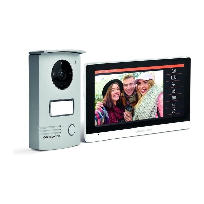 Interphone vidéo filaire SCS SENTINEL VisioDoor 7+ - écran tactile 7 - vision...