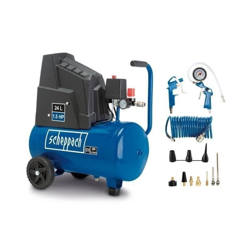Compresseur 24 L - Scheppach - HC26o