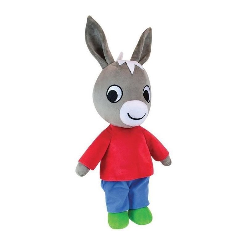 Peluche TROTRO - JEMINI - +/- 61 cm - Mixte - Rouge - Bébé