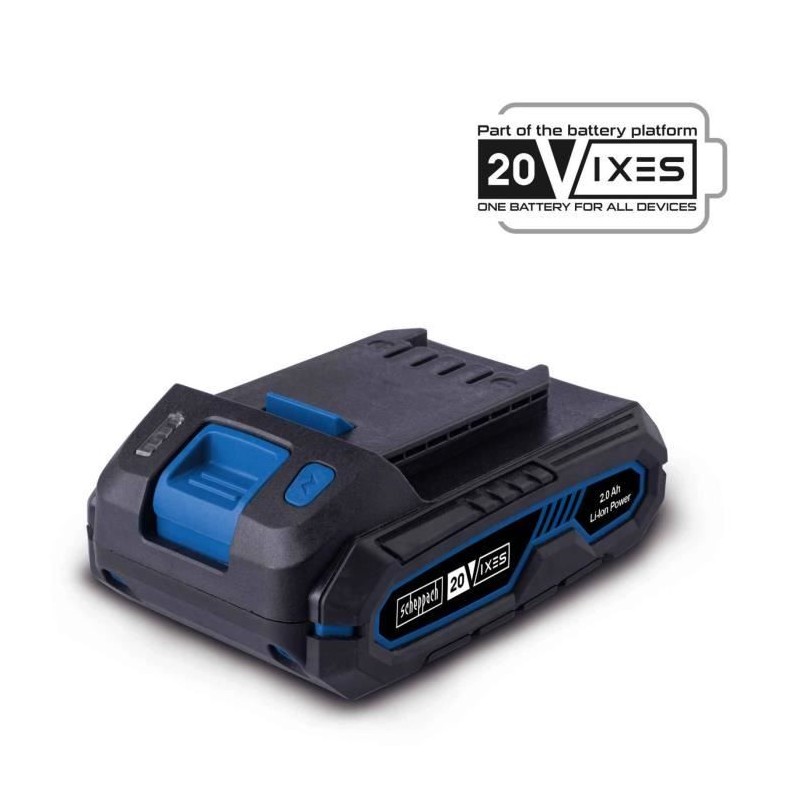 batterie 2.0Ah 20V - batterie universelle pour la gamme SCHEPPACH 20V IXES