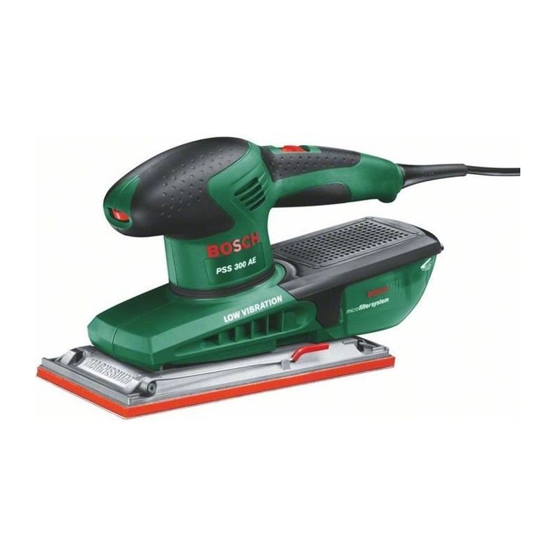 Ponceuse vibrante - BOSCH - PSS 300 AE Microfiltre - Filaire - 250W - Régulier