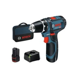 Perceuse-visseuse Bosch Professional GSR 12V-15 + 2 batteries 2,0Ah +