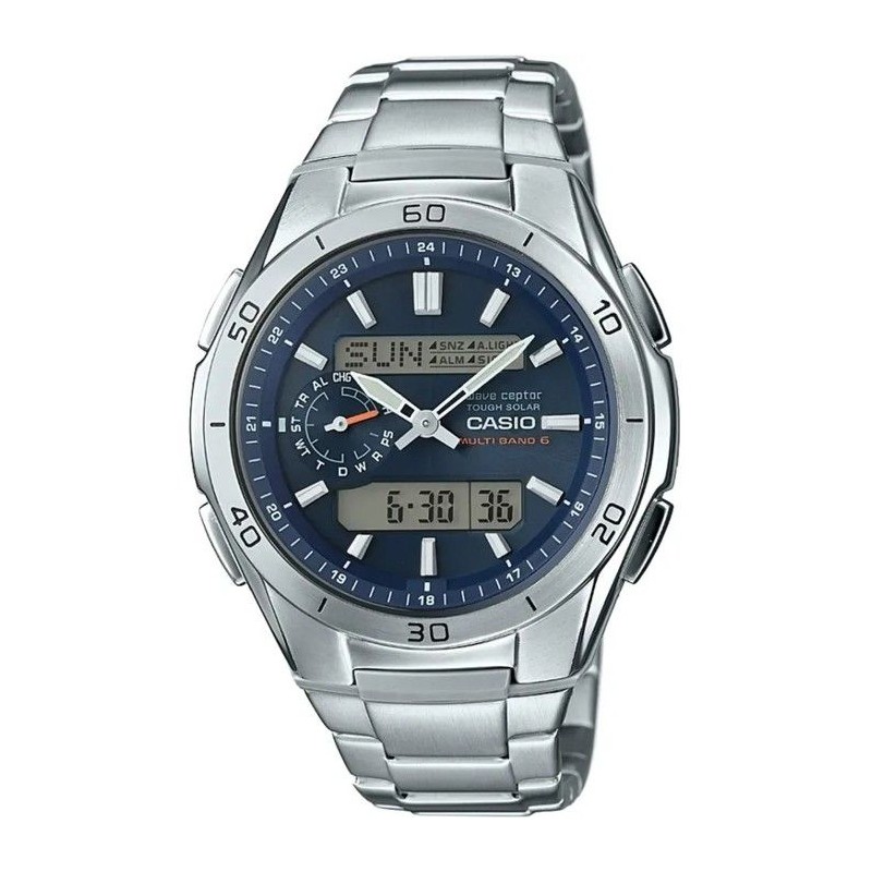 Montre - CASIO - WAVECEPTOR - Acier inoxydable - Quartz - Sport