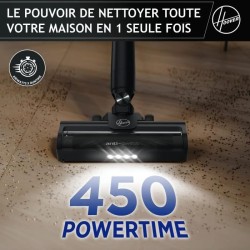 Aspirateur Balai sans fil - HOOVER HF1P10H - 40 AW - Ecran LED - Noir