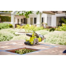 RYOBI - Scie multi-matériaux 18V ONE+ - diam. 85 mm x 15 mm + lames, 1 guide ...