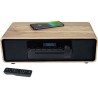 Micro-chaîne Bluetooth - THOMSON - Bois/Noir - Radio FM/DAB+/CD/MP3/USB/Induc...