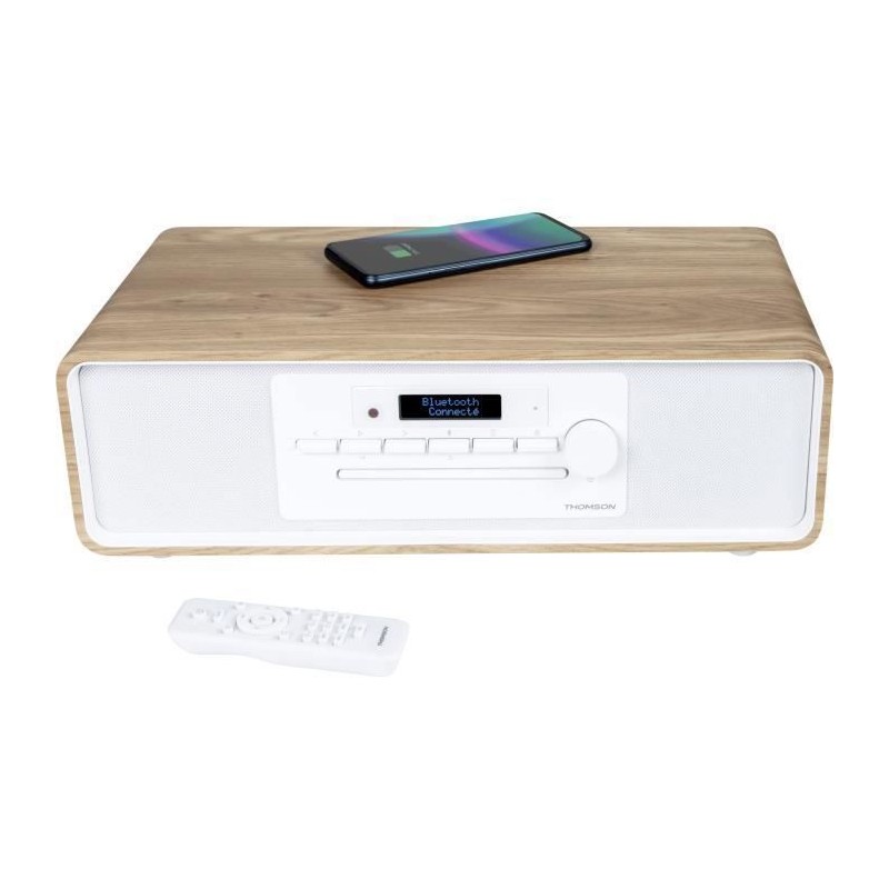 Micro-chaîne Bluetooth - THOMSON - CD/MP3/USB/Radio FM/DAB+ - 75W - Affichage...