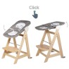 ROBA Chaise Haute Évolutive Born Up 2 en 1 + Transat Inclinable - Sternenzaub...