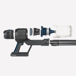 HKoeNIG PowerFlex+ UPX26 - Aspirateur Balai 2 en 1 sans Fil 220W - Pliable - ...