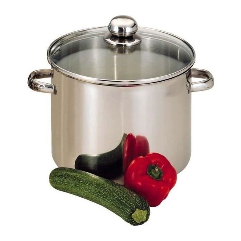 BAUMALU Traiteur inox + couvercle verre - 26 cm