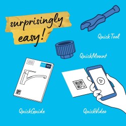 GROHE QUICKFIX Start Robinet de cuisine évier, douchette extractible, inverse...