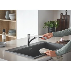 GROHE QUICKFIX Start Robinet de cuisine évier, douchette extractible, inverse...