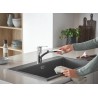 GROHE QUICKFIX Start Robinet de cuisine évier, douchette extractible, inverse...