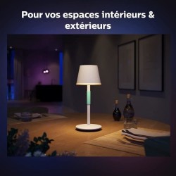 Philips White and Color Ambiance, lampe a poser portable Hue Belle,