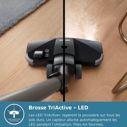 Aspirateur avec sac - PHILIPS - XD6122/12 - Série 6000 -  900W - 77db