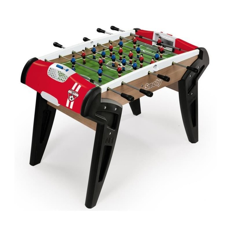 Baby Foot Smoby N°1 Evolution - Poignées Ergonomiques - Compteur de Points - ...