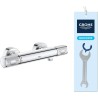 Mitigeur thermostatique Douche GROHE Precision Feel - Chromé - Economie d'eau...