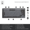 Clavier - Sans Fil - Logitech - MX Mini - AZERTY - Mécanique - Rétroéclairé -...