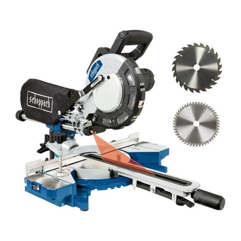 Scie a onglet radiale Scheppach 216mm - HM216