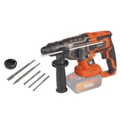 Marteau perforateur sans fil SDS-Plus 40V 5J BRUSHLESS + 5 accessoires - DUAL...