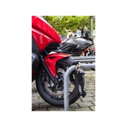 Antivol de chaîne monobloc - ABUS - 1480/120 - Maillons 14 mm - Gainage tissu...