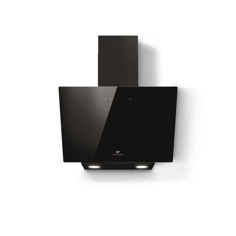 Hotte décorative noire - A - CONTINENTAL EDISON CEHD6065B - L60 cm