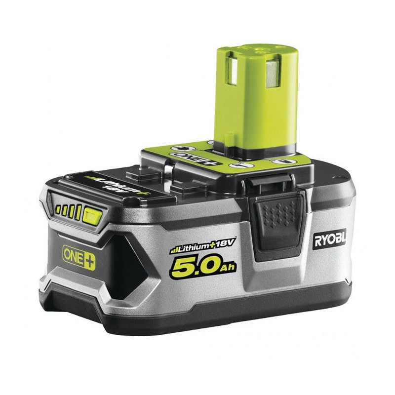 1 batterie lithium+ - RYOBI - RB18L50G - 18V - 5,0 Ah - Gestion individuelle ...