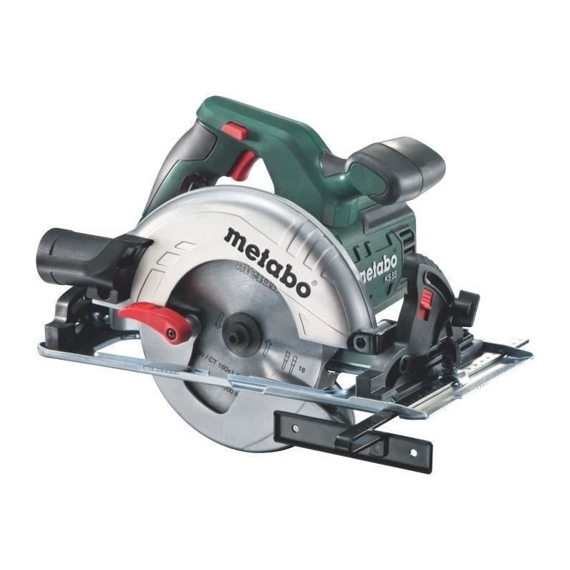 Scie circulaire METABO KS 55 - 1 200 W - Cadence de frappe 5600 cps/min - Pro...