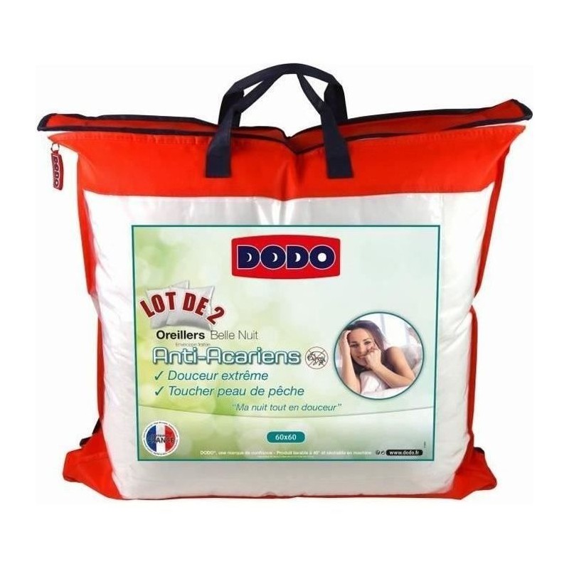 2 Oreillers Belle Nuit 60x60
