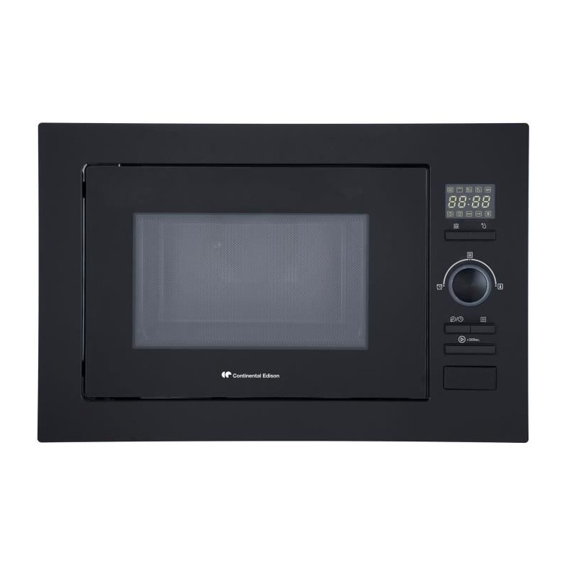 Micro-ondes grill encastrable CONTINENTAL EDISON CEMO25GEB2 Noir L59,5 x H38,...