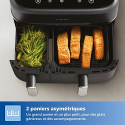 Friteuse sans huile - PHILIPS - NA351/00 - Airfryer Série 3000 double