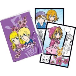 Magic Lign - LANSAY - Coffret Repro Manga Chibi - 100 illustrations - Des 7 ans