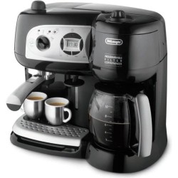 DELONGHI BCO 264.1 - Combiné expresso cafetiere - Noir - Café moulu ou dosett...