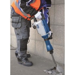 Marteau piqueur SCHEPPACH AB1600 - 1600W, 50 joules, 2 burins et coffret méta...