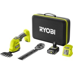 RYOBI - Cisaille a gazon / sculpteur de végétaux 18V ONE+ - Mallette de range...