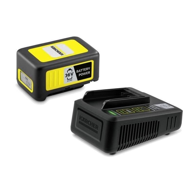 Batterie KARCHER POWER 36V / 2.5 Ah avec écran LCD et chargeur rapide